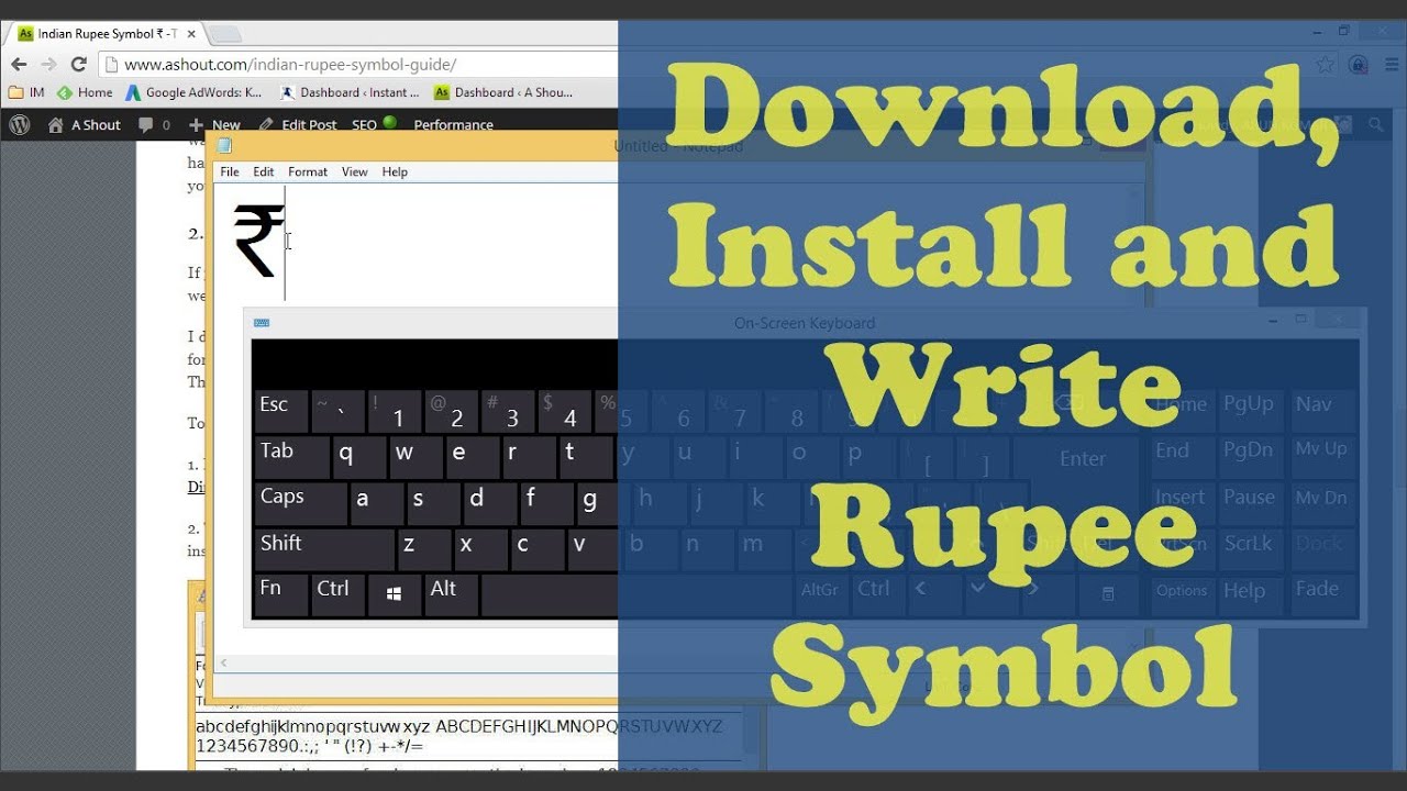 Rupee Symbol For Mac Download
